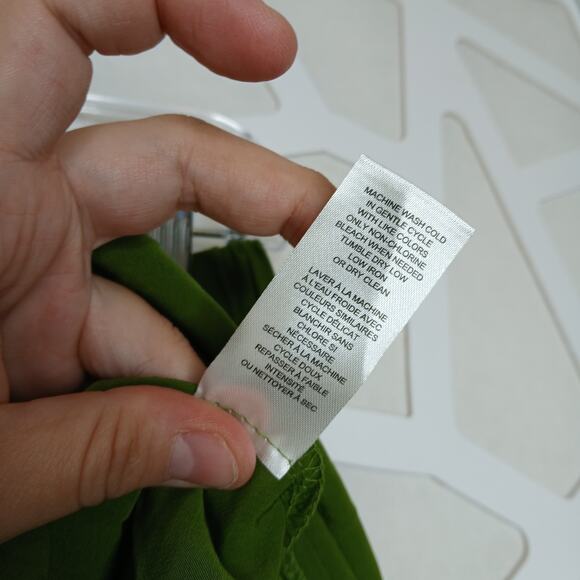 NWT Truth By Republic Green Pull On Pleated Midi Skirt Womens SM Preppy Work - Picture 6 of 10